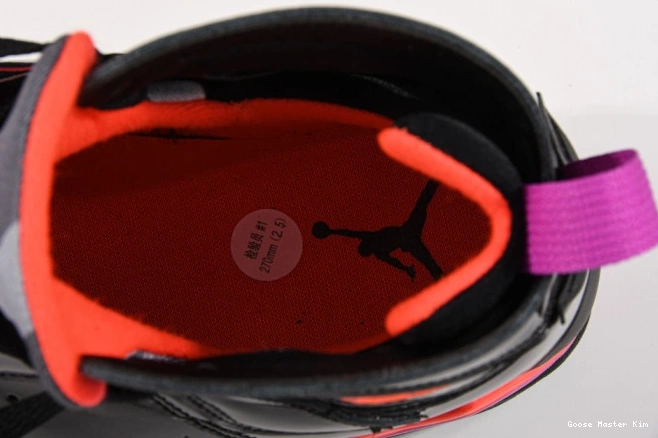 Retro Jordan Patent 7 313358-006 Air Black 0819